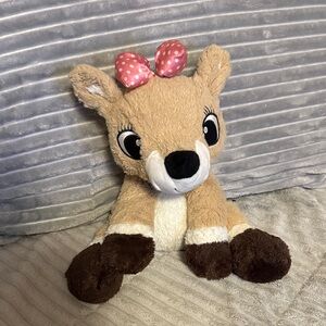 Rudolph the red nosed reindeer Clarice stuff toy